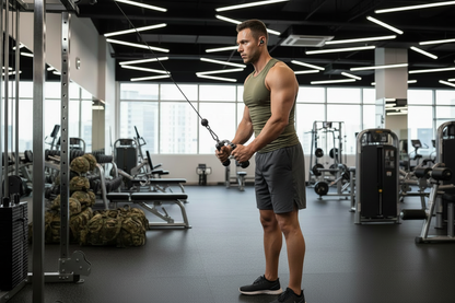 put him in gym clothes