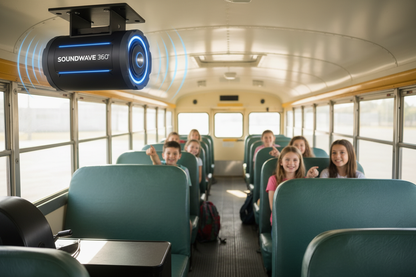 show soundwave 360 being used on a school bus